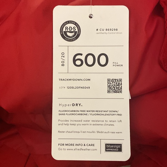 NWT Land’s End Women’s Tall Down Winter Coat - Picture 5 of 6